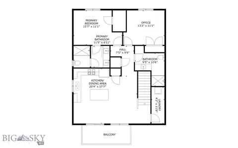 Floorplan - 223 New Ventures Dr UNIT E, Bozeman, MT 59718 photo 3 of 3