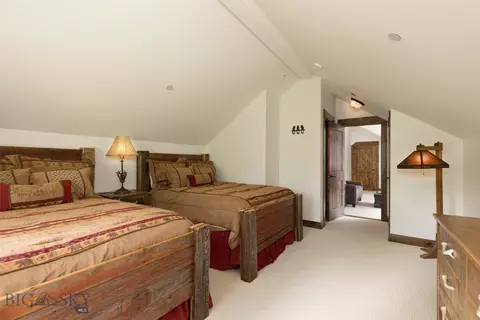 Bedroom - 2570 Ousel Falls Rd, Big Sky, MT 59716 photo 5 of 12