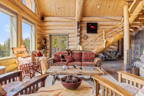 Living - 140 Upper Beehive Loop Rd, Big Sky, MT 59716 photo 6 of 14