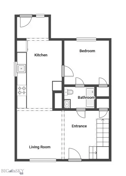 Floorplan - 2007 Florida, Butte, MT 59701 photo 1 of 2