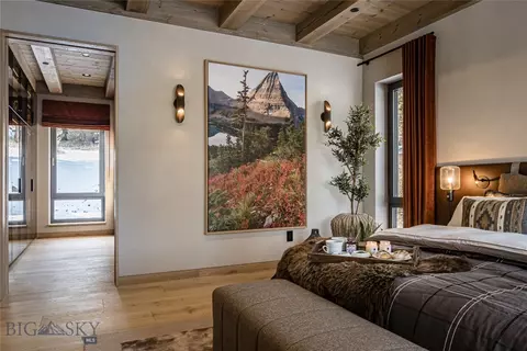 Bedroom - 2673 Ousel Falls Rd, Big Sky, MT 59716 photo 6 of 16