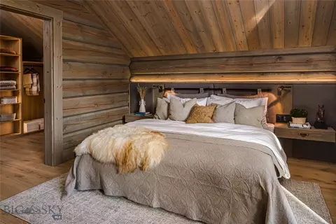 Bedroom - 2673 Ousel Falls Rd, Big Sky, MT 59716 photo 13 of 16