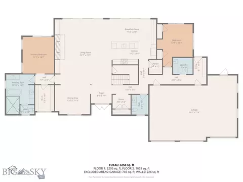 Floorplan - 33 Leachman Ln, Bozeman, MT 59718 photo 1 of 3