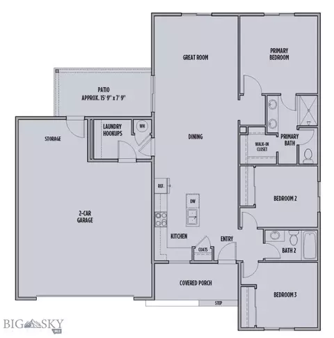 Floorplan - 509 Reflector Rd, Belgrade, MT 59714 photo 1 of 1