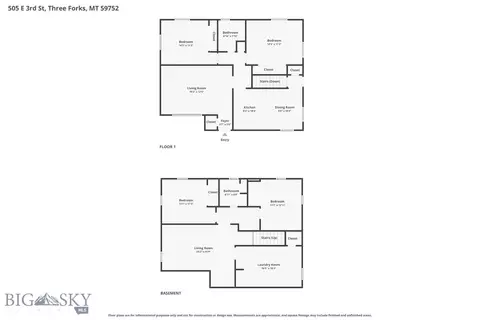 Floorplan - 505 3rd Ave E, Three Forks, MT 59752 photo 1 of 2