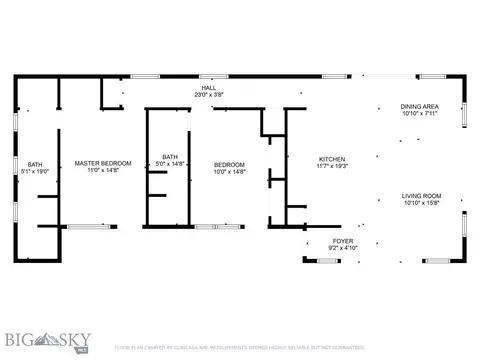 Floorplan - 120 Arcturus Dr, Emigrant, MT 59027 photo 1 of 1
