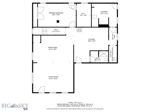 Floorplan - 13428 Clarkston Rd, Three Forks, MT 59752 photo 3 of 4