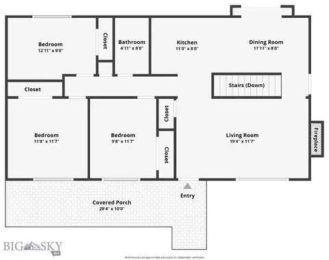 Floorplan - 209 4th St, Townsend, MT 59644 photo 2 of 2