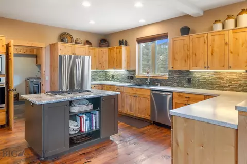 Kitchen - 3140 Two Moons Rd, Big Sky, MT 59716 photo 2 of 6