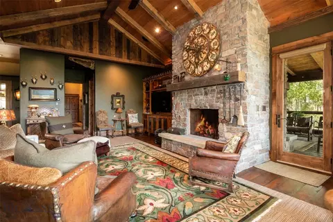 Living - 1660 S Fork Rd, Big Sky, MT 59716 photo 5 of 6