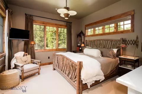 Bedroom - 1660 S Fork Rd, Big Sky, MT 59716 photo 5 of 14