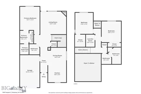 Floorplan - 1509 Tempest Ct, Bozeman, MT 59718 photo 2 of 2