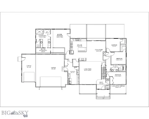 Floorplan - 302 Swayback Ln, Bozeman, MT 59718 photo 1 of 1