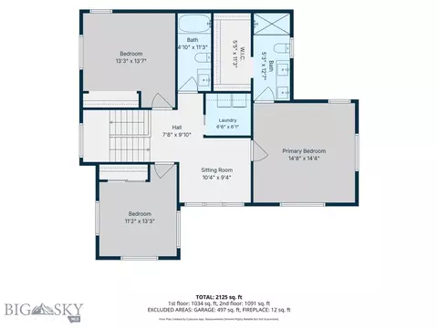 Floorplan - 20 Westgate Ave, Bozeman, MT 59718 photo 2 of 3