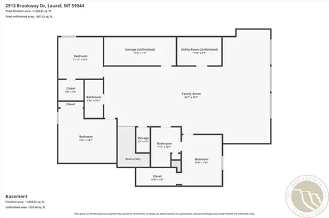 Floorplan - 2913 Brookway Dr, Laurel, MT 59044 photo 2 of 2