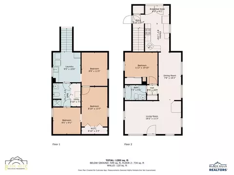 Floorplan - 822 Lawrence St, Belle Fourche, SD 57717 photo 9 of 12
