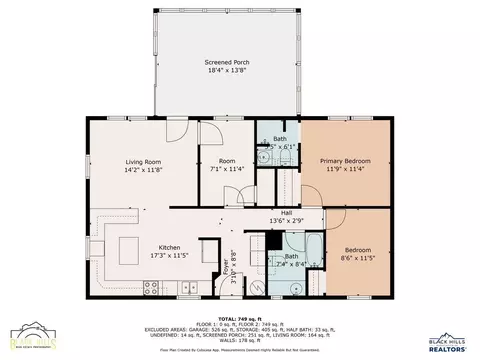 Floorplan - 2112 Hill St, Sturgis, SD 57785 photo 1 of 6