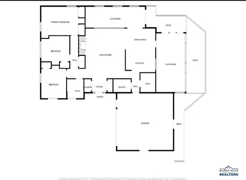 Floorplan - 6701 Ridgeview Dr, Black Hawk, SD 57718 photo 1 of 1