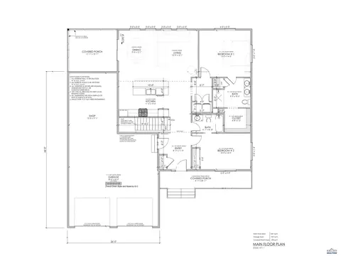 Floorplan - tbd 1 High Bluff Dr #BLOCK 7, 14, Box Elder, SD 57719 photo 1 of 2