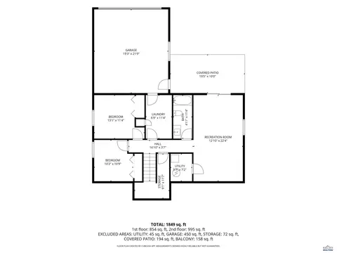Floorplan - 1238 Juneau Dr, Box Elder, SD 57719 photo 1 of 2