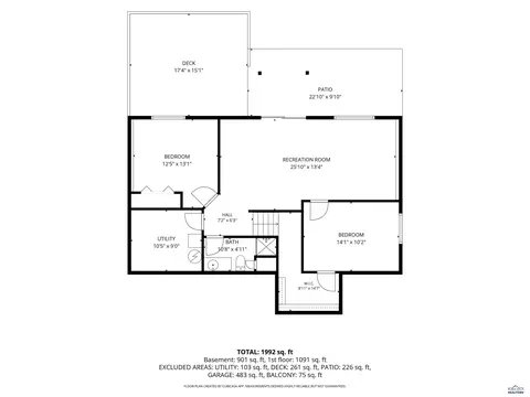Floorplan - 6712 Cambridge Ct, Summerset, SD 57718 photo 1 of 2