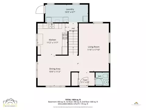 Floorplan - 208 6th Ave, Belle Fourche, SD 57717 photo 2 of 7