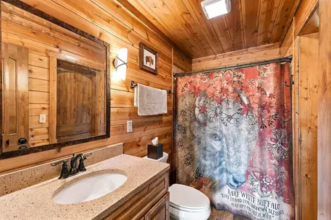 Bath - 11595 Farmer Rd #WHITE BUFFALO CABIN, Custer, SD 57730 photo 4 of 5