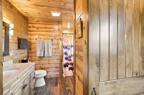 Bath - 11595 Farmer Rd #WHITE BUFFALO CABIN, Custer, SD 57730 photo 1 of 5