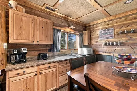 Kitchen - 11595 Farmer Rd #WHITE BUFFALO CABIN, Custer, SD 57730 photo 5 of 5