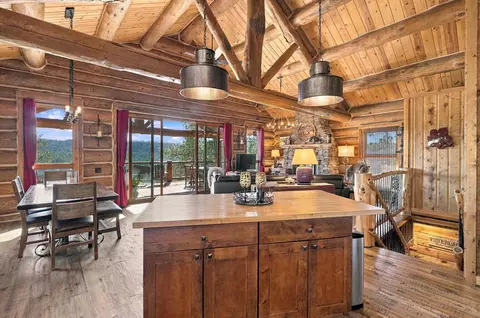 Kitchen - 11595 Farmer Rd #WHITE BUFFALO CABIN, Custer, SD 57730 photo 4 of 5