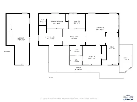 Floorplan - 18 Jefferson St, Deadwood, SD 57732 photo 1 of 2