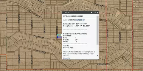 2 Lots 26th St SW #4, Rio Rancho, NM 87124