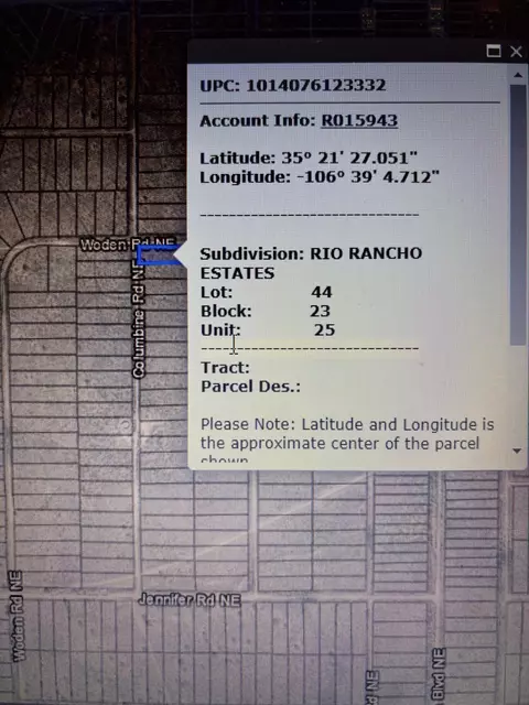 nn Columbine Road NE #25, Rio Rancho, NM 87144