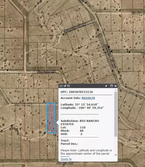 00 Fina Rd NW, Rio Rancho, NM 87124