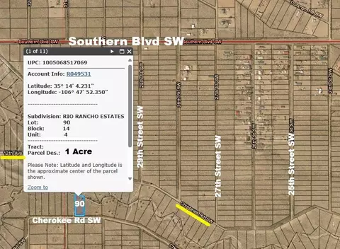 lot90 Cherokee Rd SW, Rio Rancho, NM 87124