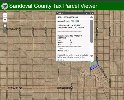 lot S 1 2 Delgado Rd SW, Rio Rancho, NM 87124