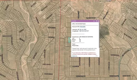 lot S 23 B50 U25 Calicut Loop NE, Rio Rancho, NM 87144