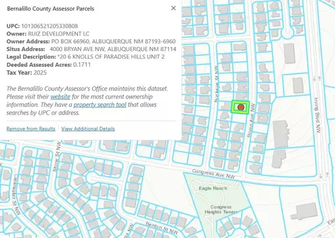 4000 Bryan Ave NW, Albuquerque, NM 87114