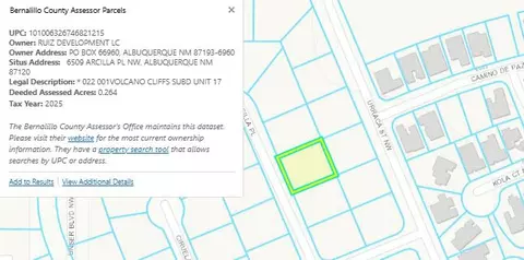 2 Lot Package 65096513 Arcilla Pl NW, Albuquerque, NM 87120