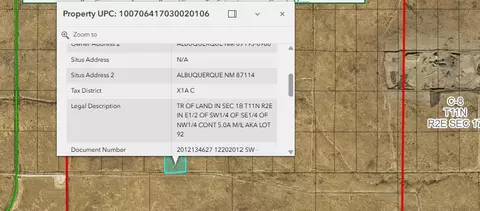 4 Lots Paseo De La Mesa, Albuquerque, NM 87114