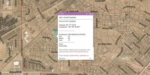 16 Th Ave Chamiza Estates 5 Ac, Rio Rancho, NM 87144