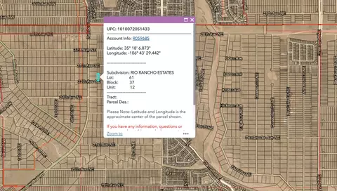 25 Th Near Rainbow Ave NE, Rio Rancho, NM 87144