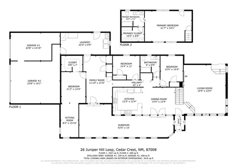 Floorplan - 26 Juniper Hill Loop, Cedar Crest, NM 87008 photo 1 of 1