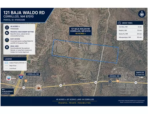 121 Baja Waldo Rd, Cerrillos, NM 87010