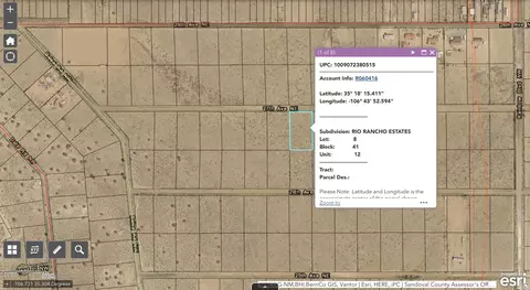 Sub Rio Rancho Estates Lot 8, Rio Rancho, NM 87144