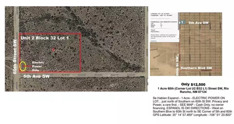 Ne Corner 5th Ave & 60th St Sw, Rio Rancho, NM 87144
