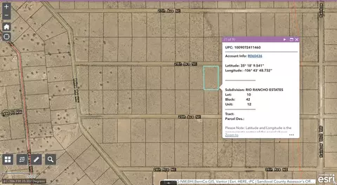 Sub Rio Rancho Estates Lot 10, Rio Rancho, NM 87144