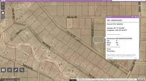 Sub Rio Rancho Estates Lot 2, Rio Rancho, NM 87144
