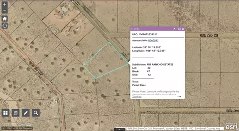 Sub Rio Rancho Estates Lot 42, Rio Rancho, NM 87144