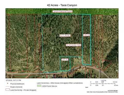 42 Acres -taos Cyn, Taos, NM 87571